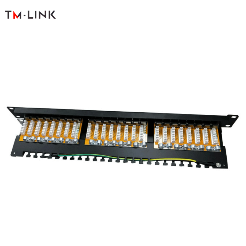 1 U 19 Cat.6A shielding patch panel 24-port