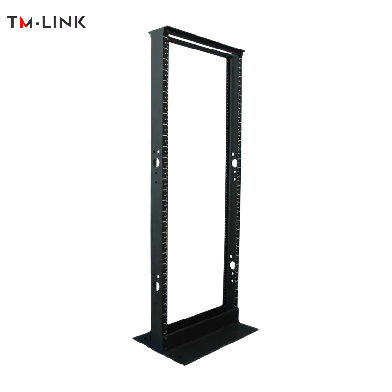 2 U-column Metal Open Frame Network Rack