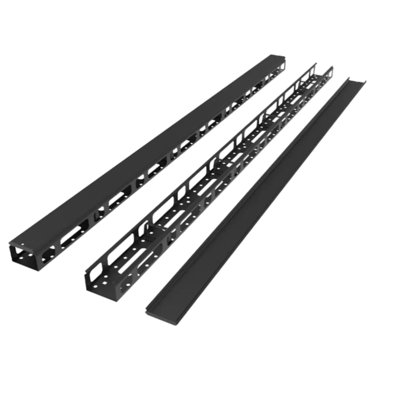 18U-42U 19-Inch Rack Mounted Vertical Metal Cable Management Slot