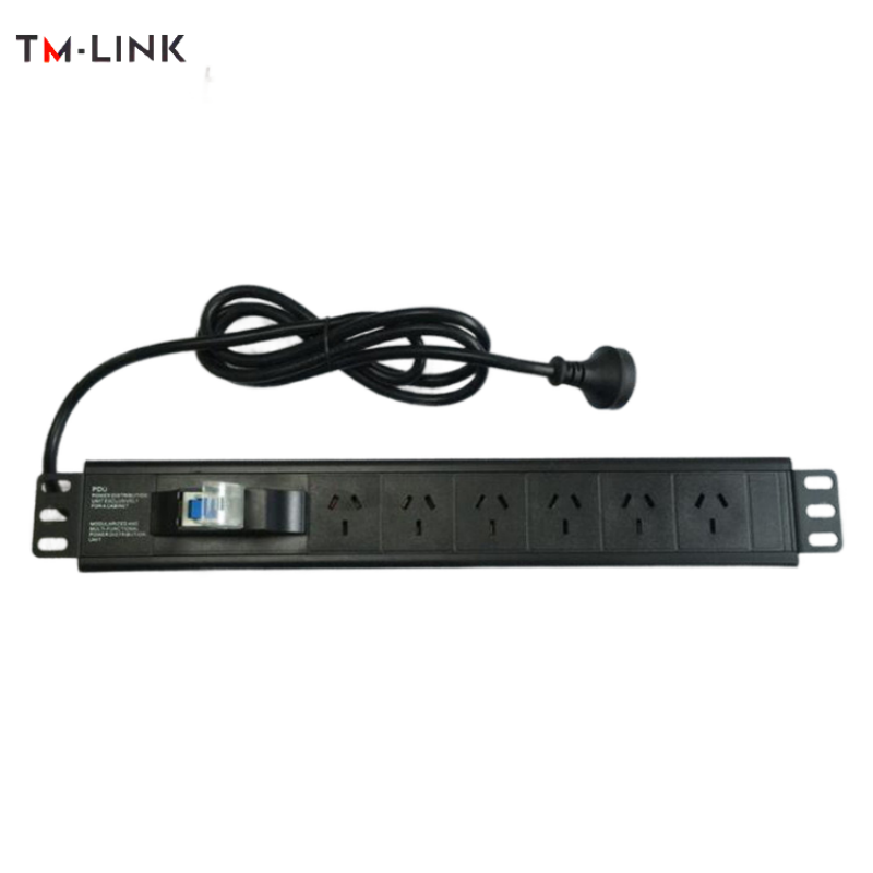 Australian type 1.5 U 6 sockets 10A with switch