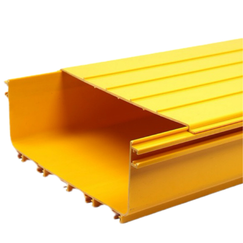Plastic fiber optic slot