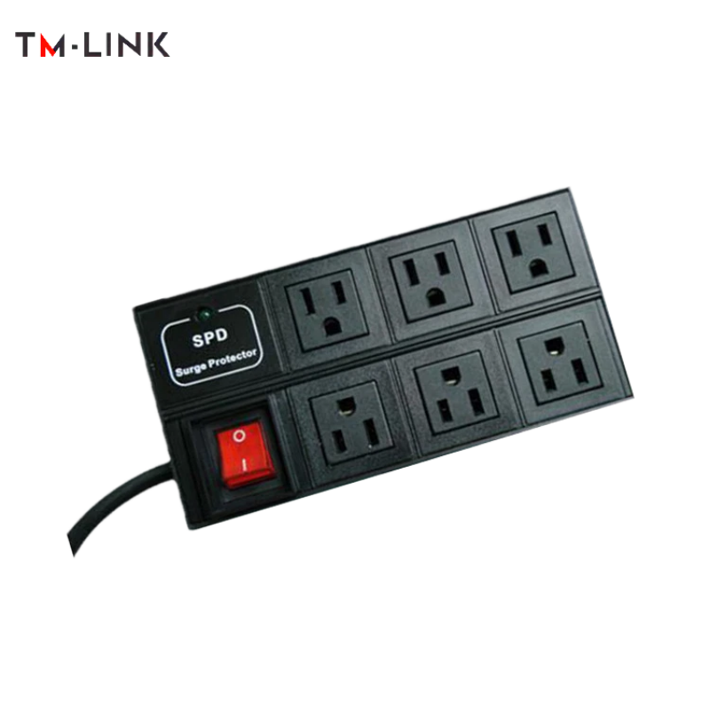 USA Type 2U 19-Inch 6 Sockets 15A With Switch PDU(SPD)_4